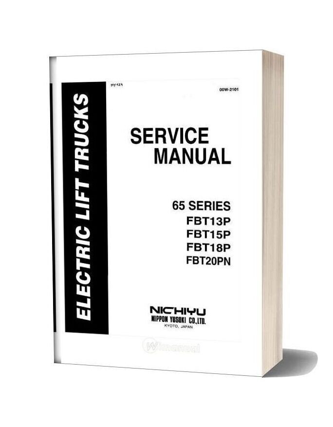 Nichiyu Forklift Fbt13 15 18 20p Sicos 65 Service Manual