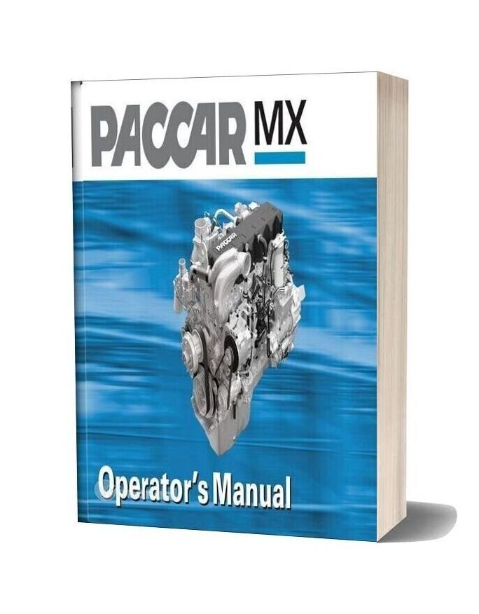 Paccar Engine Manuals Paccar Mx Engine Operator Manual