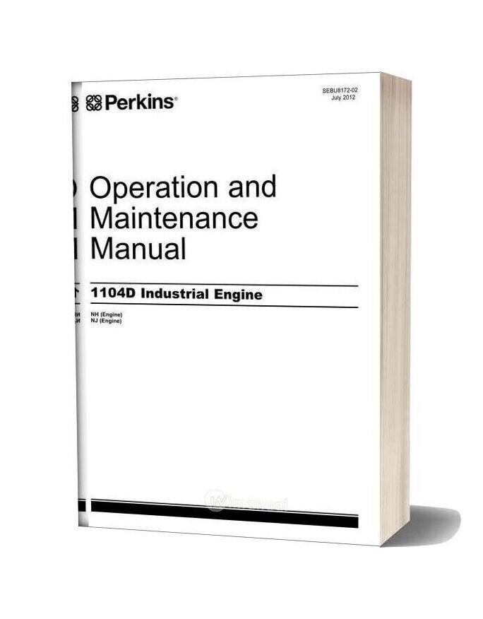 Perkins 1104d Industrial Engines Operation And Maintenance Manual
