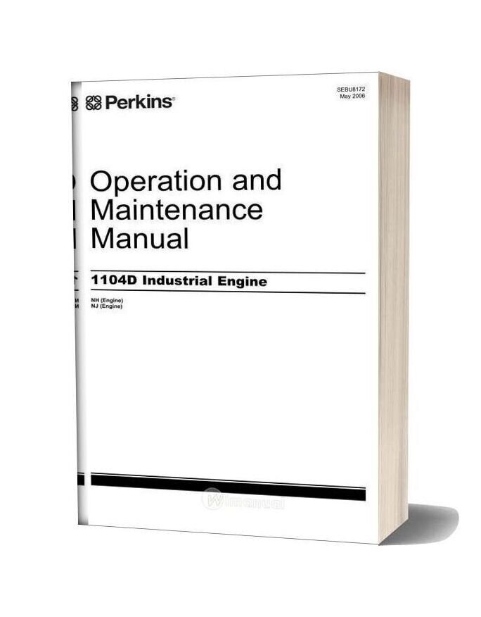 Perkins 1104d Operation And Maintenance Manual