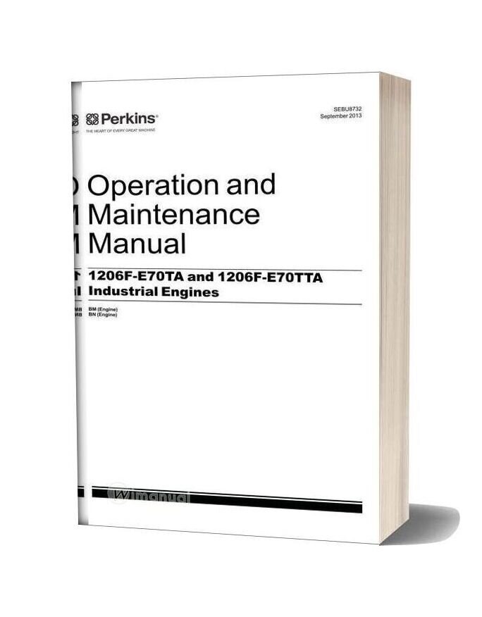 Perkins 1206f E70ta Industrial Engine Operation And Maintenance Manual