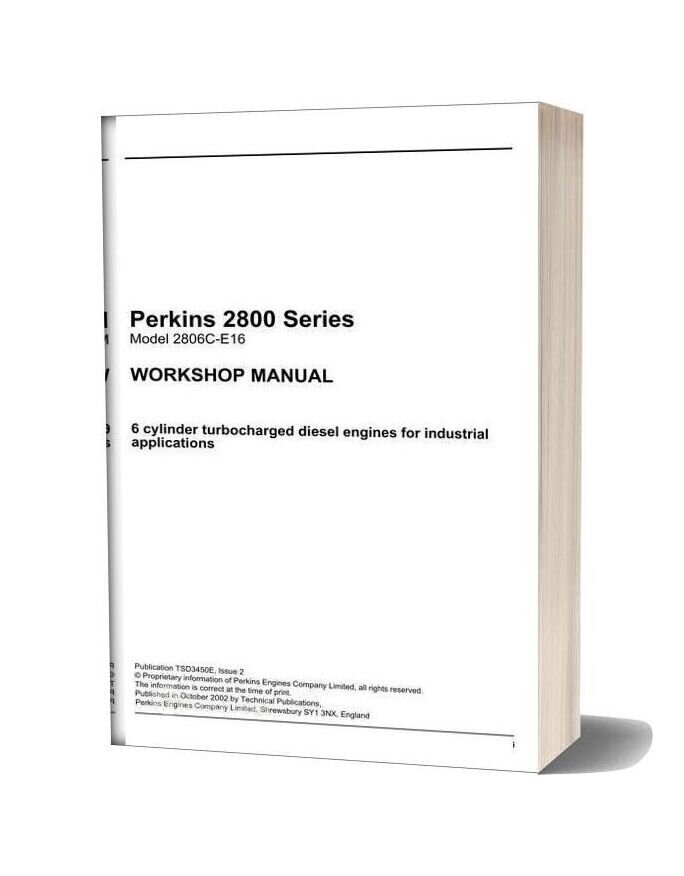 Perkins 2800 Series Workshopmanual