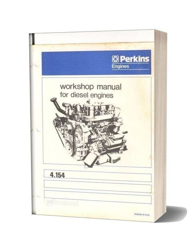 Perkins 4 154 Shop Manual