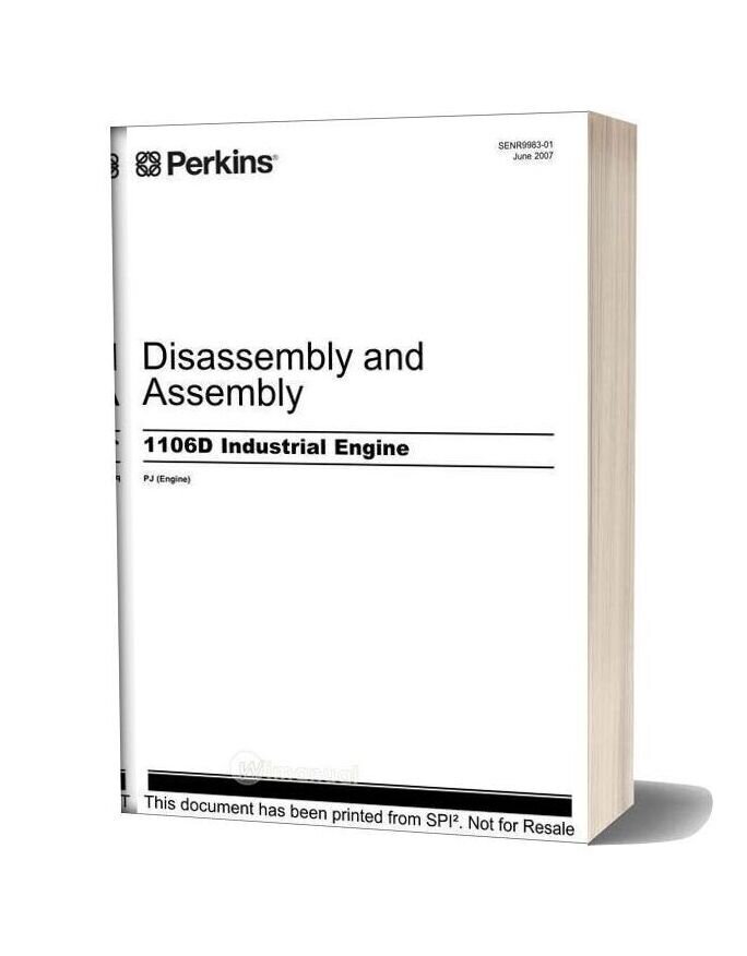 Perkins Disassembly And Assembly 1106d Industrial Engine