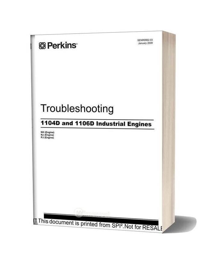 Perkins Troubleshooting 1104d 1106d Industrial Engine