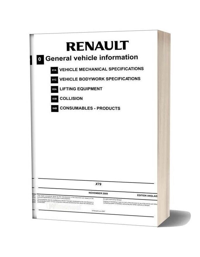 Renault Duster Service Manual 2009