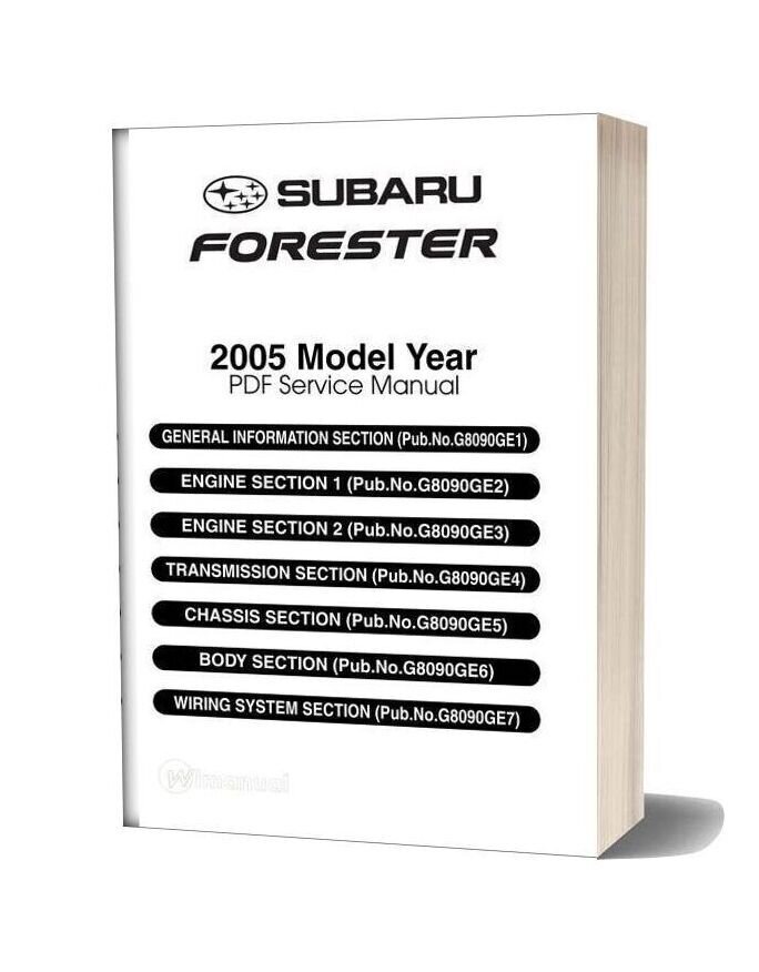 Subaru Forester 2005 Service Manual