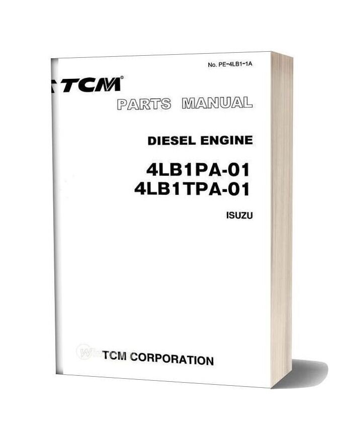 Tcm Diesel Engine 4l1pa 4l1tpq 01 Parts Manual