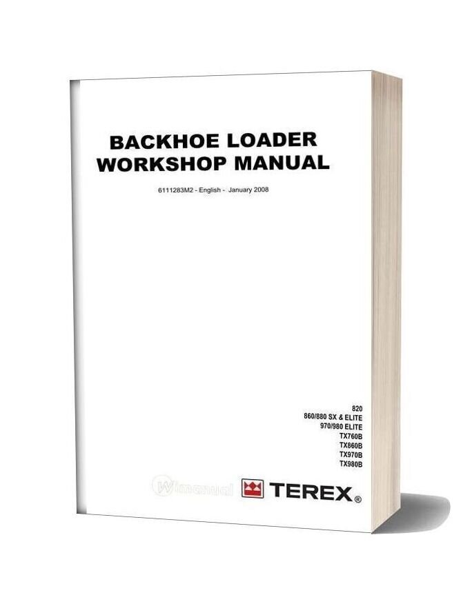 Terex 860 Workshop Manual