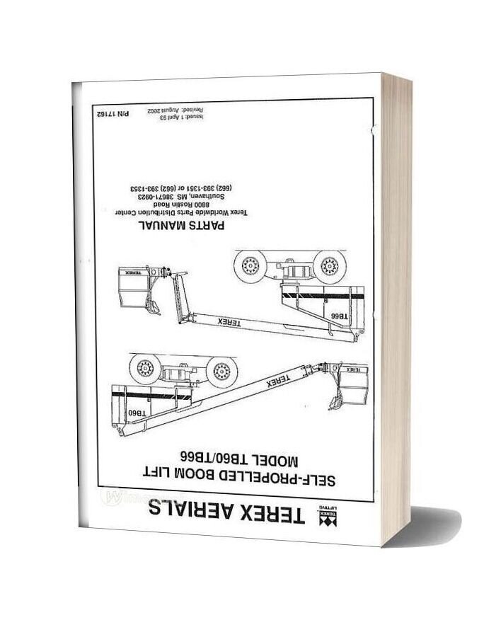 Terex Aerials Tb60 Parts Manual