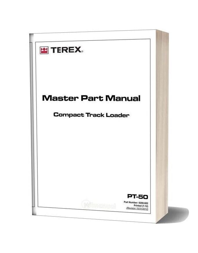Terex Parts Compact Track Loaders Pt 50
