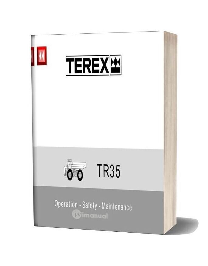 Terex Tr35 Operation Safety Maintenance