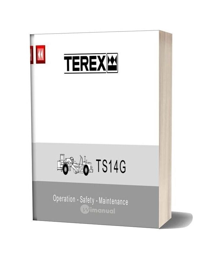 Terex Ts14g Operation Safety Maintenance