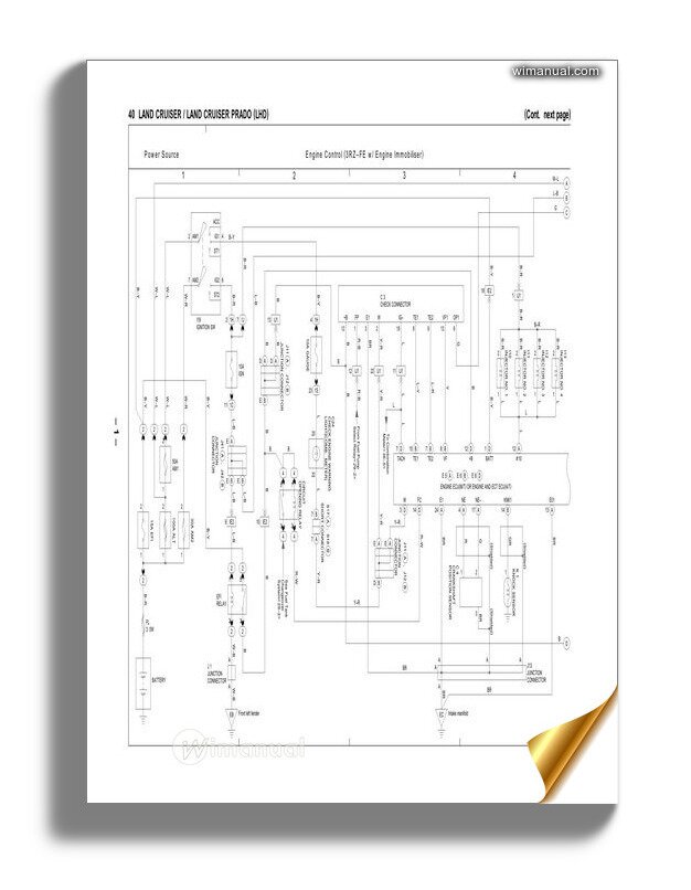 Toyota Land Cruiser 2000 Electrical Wiring Diagram