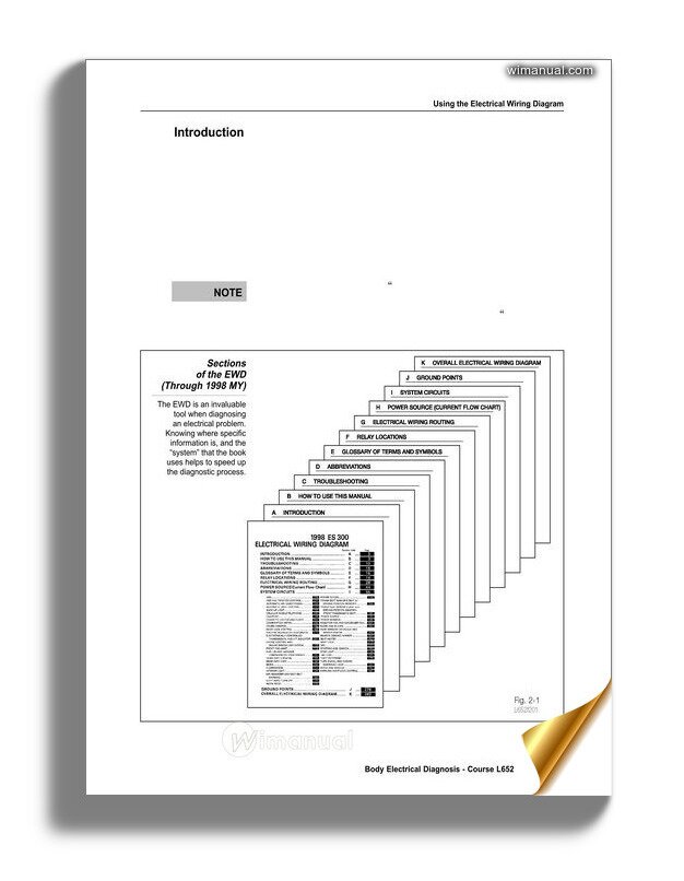 Lexus Electrical Wiring Diagram Manual