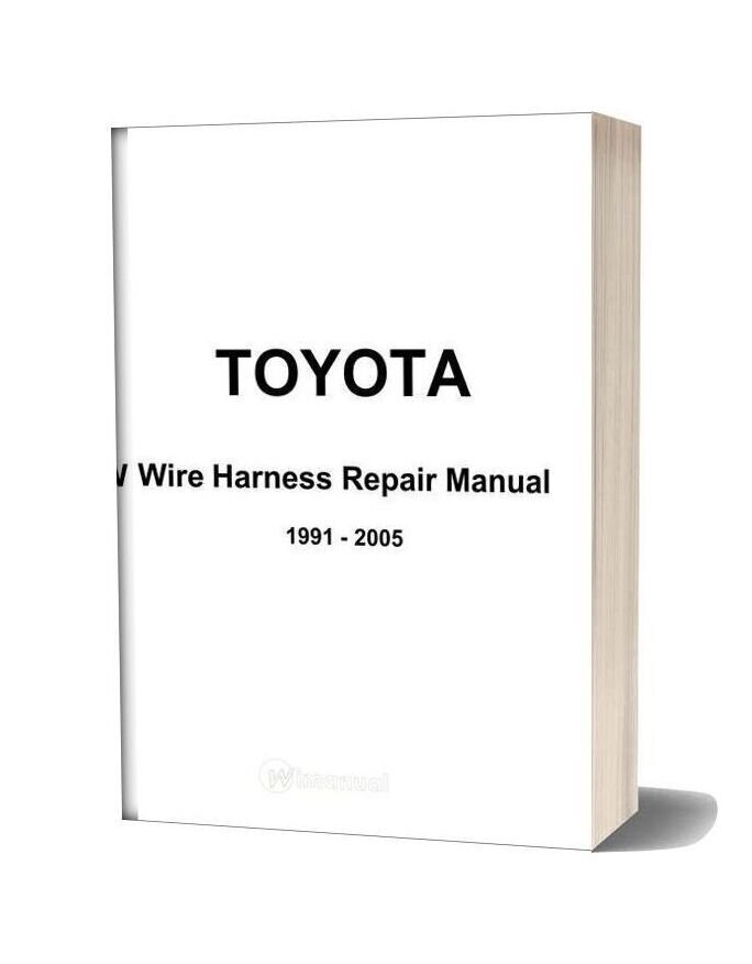 Toyota Wiring Repair Manual