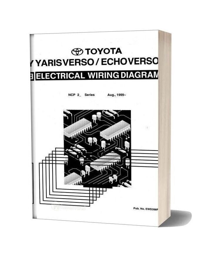 Toyota Yaris Echo Verso 1999 Electrical Wiring Diagram