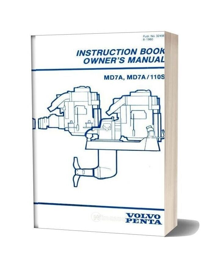 Volvo Penta Md7a Instructions Book