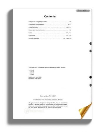 Volvo f12 service manual