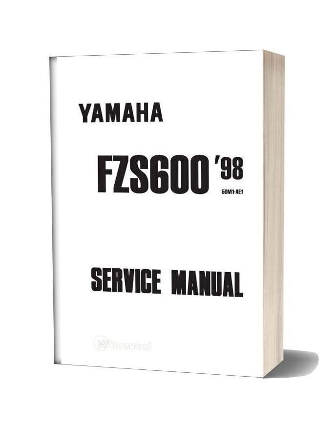 Yamaha Fazer Fzs600 1998 Service Manual