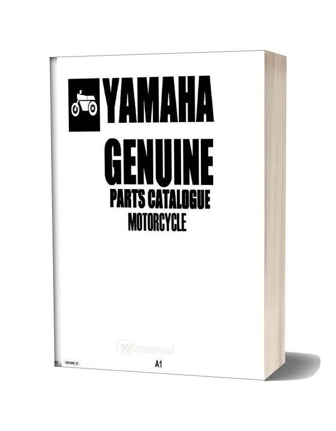 Yamaha Fzr1000 93 Parts Catalog