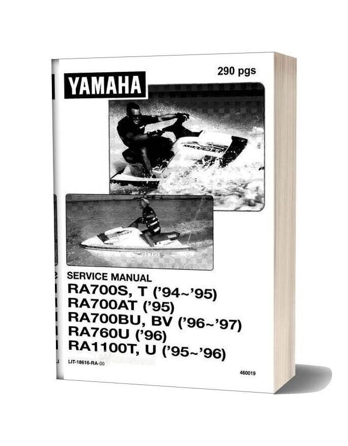 Yamaha Service Manual Waveraider 94 To 97