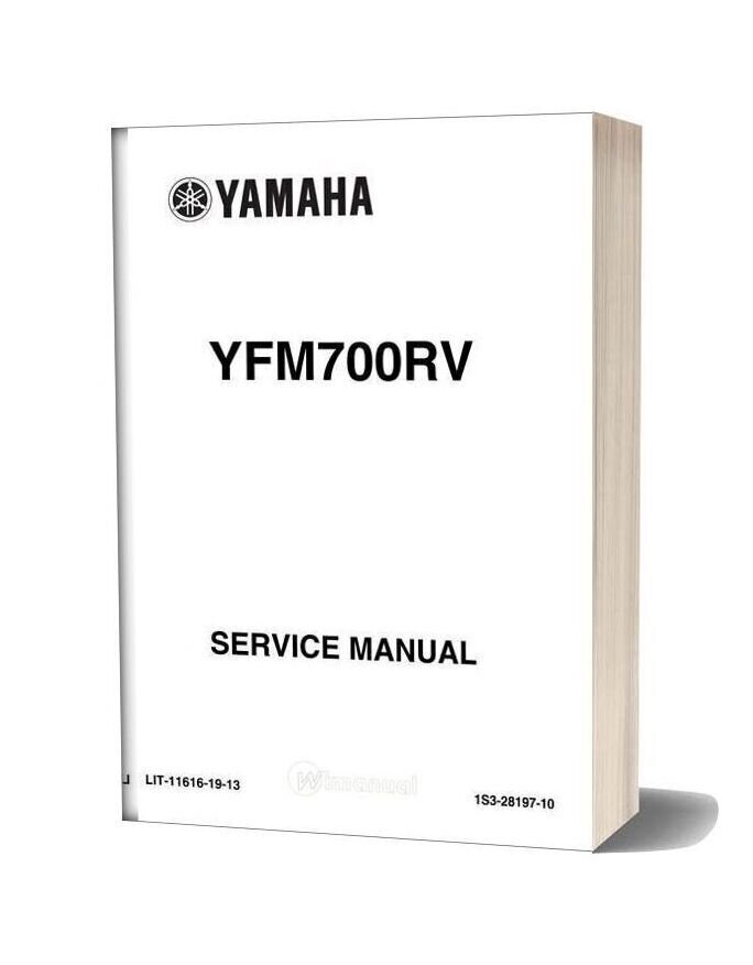 Yamaha Yfm700rv Raptor Service Manual