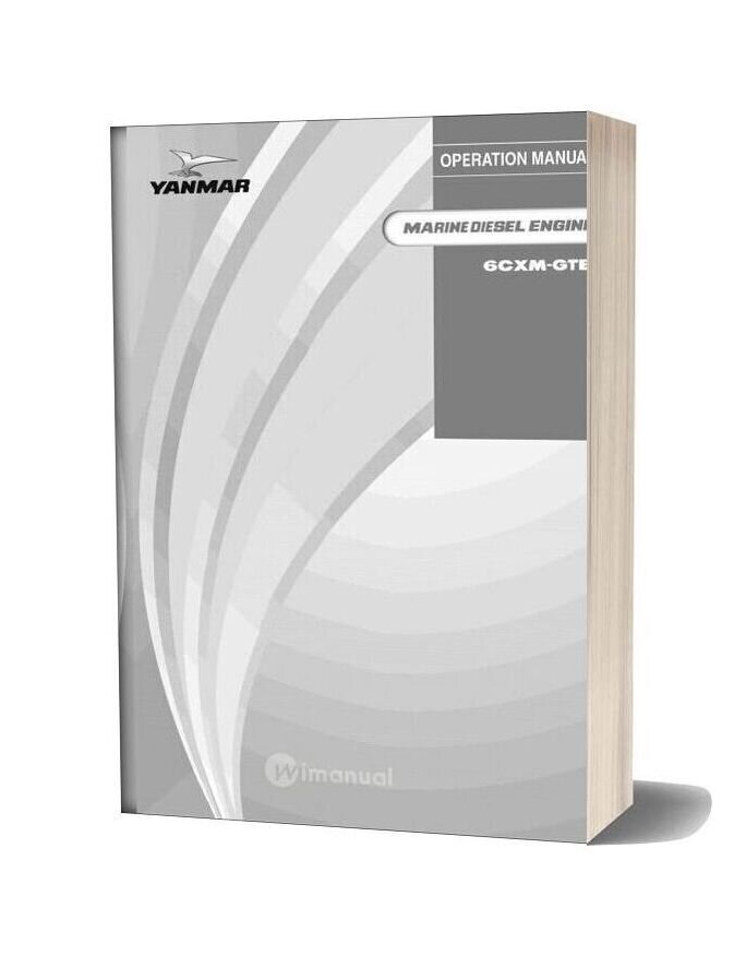 Yanmar 6cxm Gte Service Manual