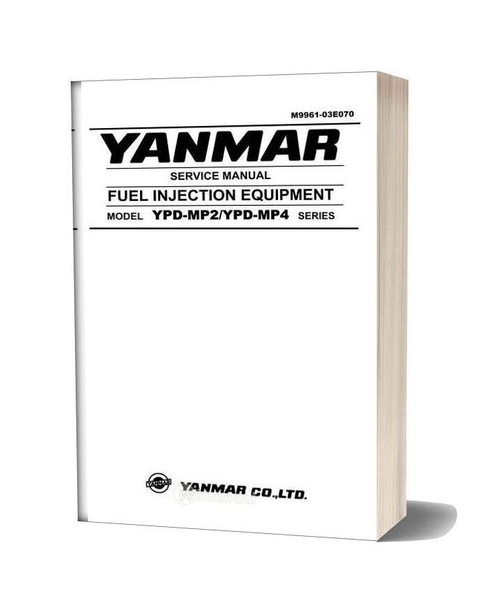 Yanmar Ypd Mp2 Ypd Mp4 Series Service Manual